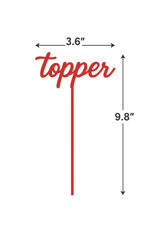 Happy Anniversary Floral Topper