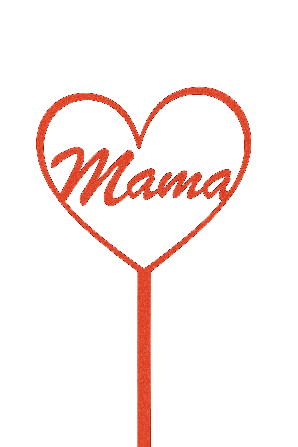 Mama Heart Topper