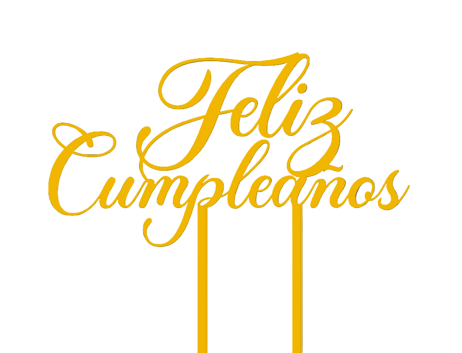 Happy Birthday Cake Topper #6